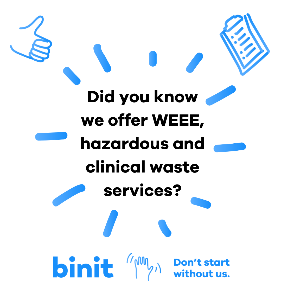 Did you know we offer WEEE hazardous and clinical waste services
